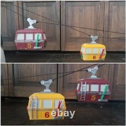 SEE VIDEO Dept 56 Animated Gondola Ski Lift Mountain Cable Car Christmas Village