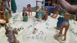SEE VIDEO Mr Christmas Bethlehem Nativity Scene Animated Musical Motion Village