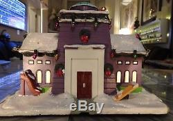 STONECUTTERS DAYCARE CENTER Simpsons Hawthorne Christmas Village WithCOA