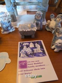 Sale! Snow Buddies Village Collectibles Encore Group Nativity Scene, 8 Figurines