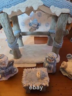 Sale! Snow Buddies Village Collectibles Encore Group Nativity Scene, 8 Figurines
