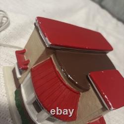 Santa's Best Chick-fil-A Illuminated Porcelain Building Eat Mor Chikin RARE