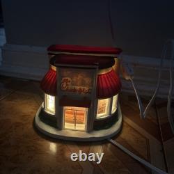 Santa's Best Chick-fil-A Illuminated Porcelain Building Eat Mor Chikin RARE