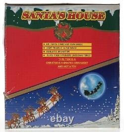 Santa's House Music Motion Battery Operated Super Rare 98210A/B Lights China