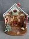 Santa's Workshop Ceramic Mold 1981 Christmas Village Christmas Tree Lighted VTG