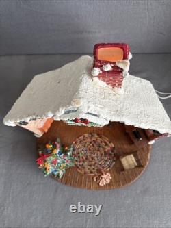 Santa's Workshop Ceramic Mold 1981 Christmas Village Christmas Tree Lighted VTG