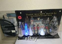 Santa's best Christmas Village Light show Synchronized musical light Display