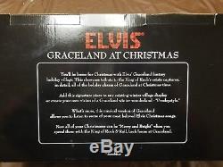 Santas Best Graceland at Christmas Light up Mansion 5 Elvis Presley Songs NIB