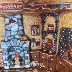 Santas Workshop VINTAGE Christmas Village Provincial Mold 81 Ceramic Mold RARE