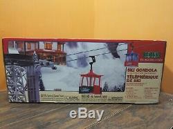 See Video NEW Lemax Ski Lift Gondola Cable Car Animated Christmas Village Dept56