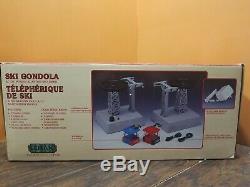 See Video NEW Lemax Ski Lift Gondola Cable Car Animated Christmas Village Dept56