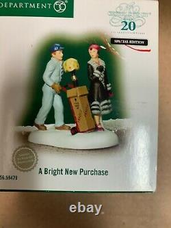 Set Dept 56 CIC Light Nouveau with A Bright New Purchase accessory figure