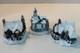 Set of 3 Vintage Thomas Kinkade village buildings Winter Memories Collection