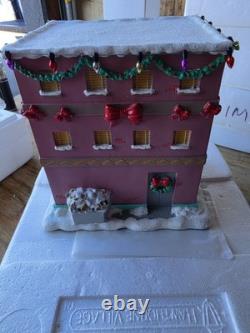 Simpsons Christmas Hawthorne Village Aztec Movie House COA