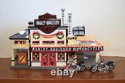 Snow Village Dept 56 HARLEY-DAVIDSON MANUFACTURING! 54948 NeW! MINT! FabULoUs