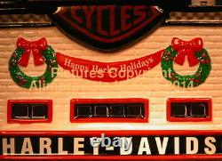 Snow Village Dept 56 HARLEY-DAVIDSON MANUFACTURING! 54948 NeW! MINT! FabULoUs