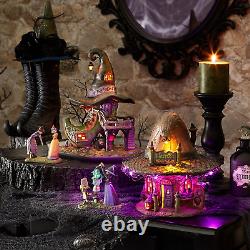 Snow Village Halloween Esmeralda'S Shoe Shop Lit Building, 10.25, Multicolor
