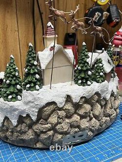 Snowy Holiday Village Centerpiece with Lights and Music #1487765