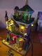 SpookyTown Fire Department Lighted Animated LEMAX Signature building