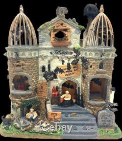 Spooky Town 2011 Lemax Vampire Bat Aviary NOS Halloween Decor Village House