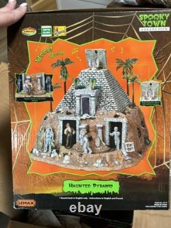 Spooky Town Collection Haunted Pyramid 2008 Lemax USED FULLY FUNCTIONING