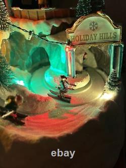 St Nicholas Square Holiday Hills Ski Land Resort Christmas Animated Lights Music