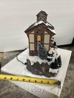 St. Nicholas Square House and Gondolas Animated Lighted Ski Hill Chair Lift