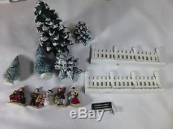 St. Nicholas Square Lighted Village Collection Victorian House Church Set