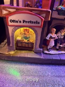 St. Nicholas Square Oktoberfest 2020 Christmas Village Ottos Pretzels With Box