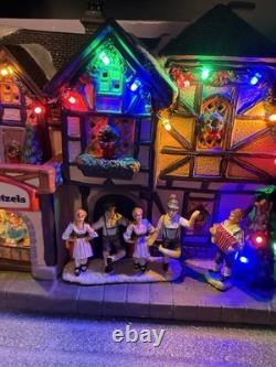 St. Nicholas Square Oktoberfest 2020 Christmas Village Ottos Pretzels With Box