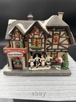 St. Nicholas Square Oktoberfest 2020 Christmas Village Ottos Pretzels With Box