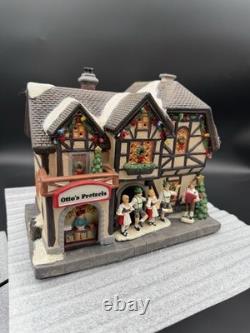 St. Nicholas Square Oktoberfest 2020 Christmas Village Ottos Pretzels With Box