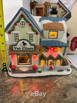 St Nicholas Square Village Christmas Vet Clinic Pet Dog Puppy Veterinarian New