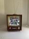 Television With Winter Village And Ice Rink Christmas Retro Tv VERY RARE