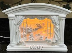 Tested Dept 56 Holiday Silhouettes Dash Away All Lighted Scene #78648