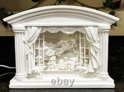 Tested Dept 56 Holiday Silhouettes Dash Away All Lighted Scene #78648