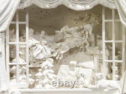 Tested Dept 56 Holiday Silhouettes Dash Away All Lighted Scene #78648