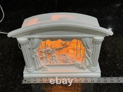 Tested Dept 56 Holiday Silhouettes Dash Away All Lighted Scene #78648