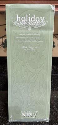 Tested Dept 56 Holiday Silhouettes Dash Away All Lighted Scene #78648