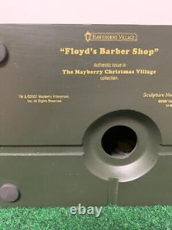 The Andy Griffith Christmas-Hawthorne Village-Floyd's Barber Shop-Super Rare