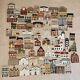The Cat's Meow Village Lot of 72 Wood Buildings Shelf Sitters 1989 2002