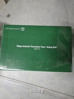 The Department 56 Rockefeller Plaza Skating Rink Set of 3
