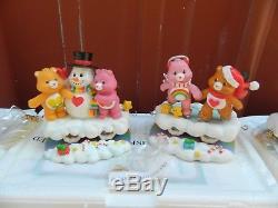 The Hamilton Collection Care Bears Care A Lot Christmas Express Complete Set 15