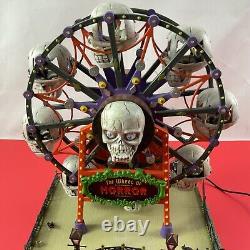 The Wheel of Horror Ferris Wheel Spooky Town Collection Lemax Please READ