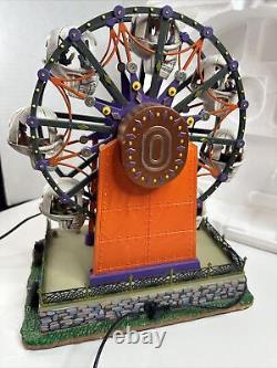 The Wheel of Horror Ferris Wheel Spooky Town Collection Lemax Tested Works