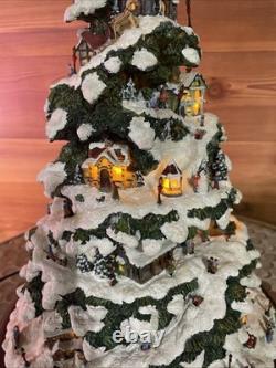 Thomas Kincade s Village Christmas Tree 2004 Bradford Edition Illuminated Tree