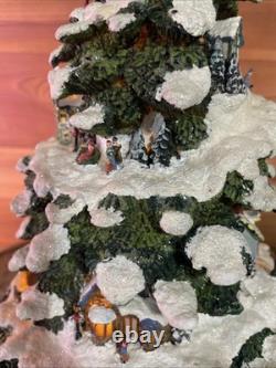 Thomas Kincade s Village Christmas Tree 2004 Bradford Edition Illuminated Tree