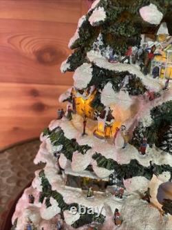 Thomas Kincade s Village Christmas Tree 2004 Bradford Edition Illuminated Tree