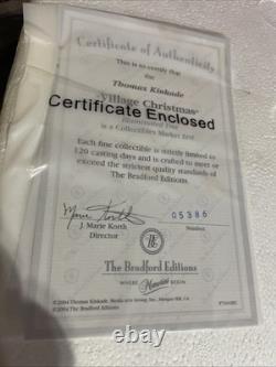 Thomas Kincade s Village Christmas Tree 2004 Bradford Edition Illuminated Tree