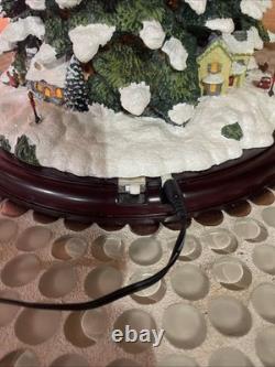 Thomas Kincade s Village Christmas Tree 2004 Bradford Edition Illuminated Tree